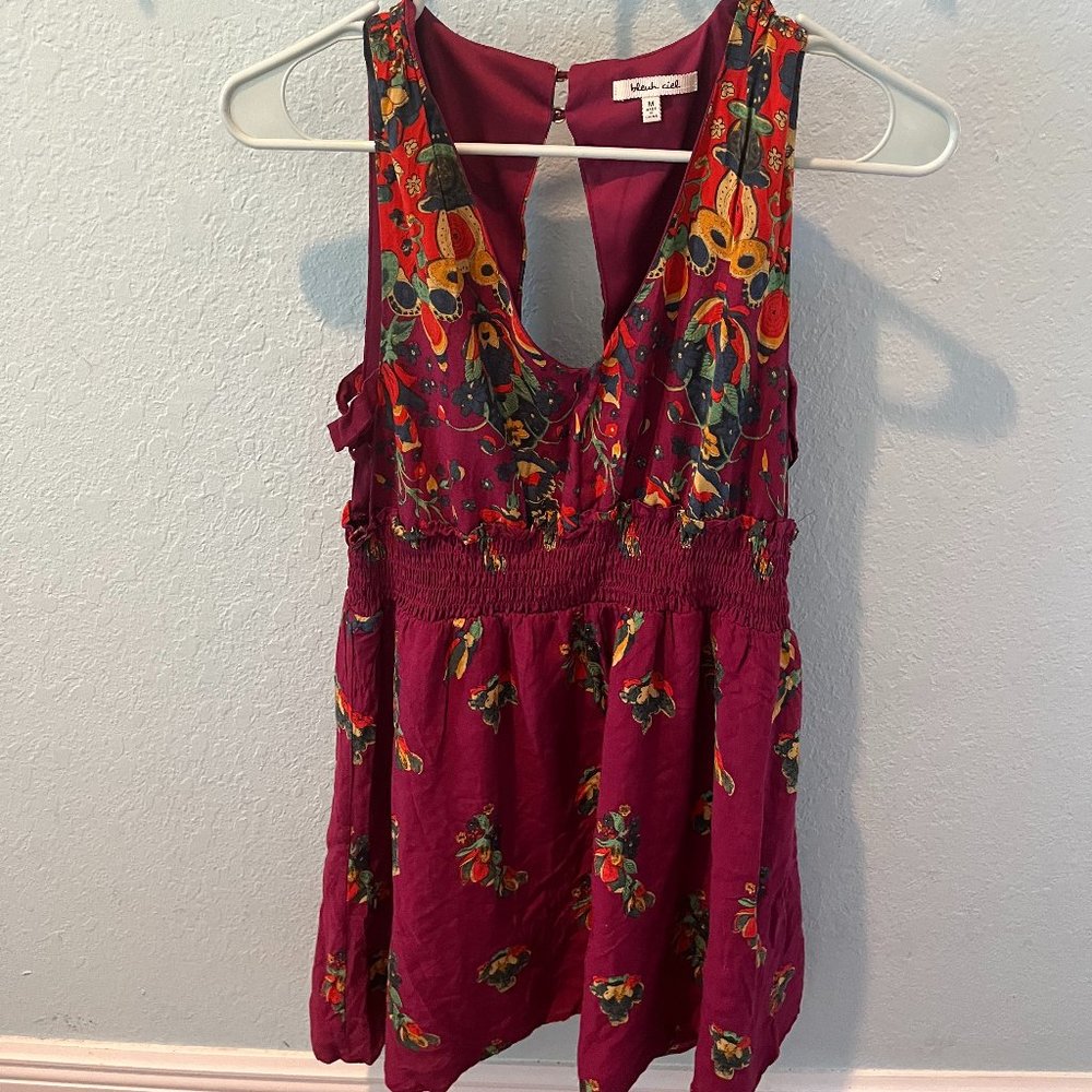 Bleuh Ciel Low Back Pink Dress